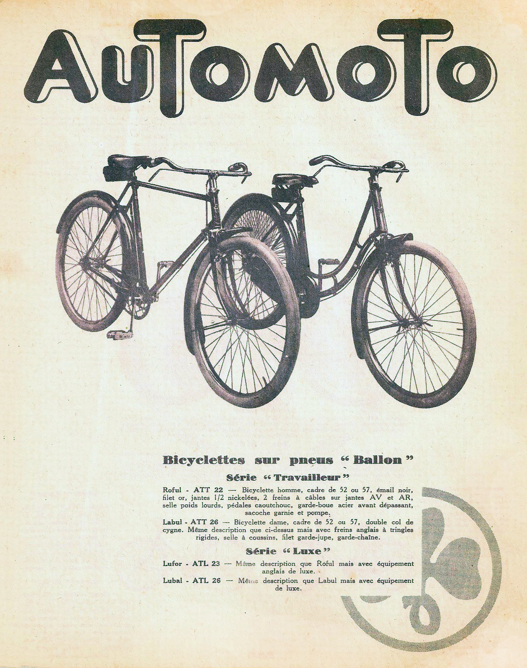hiking, running, child Fac simile 1994 depliant bikes & cycles automoto 1953 