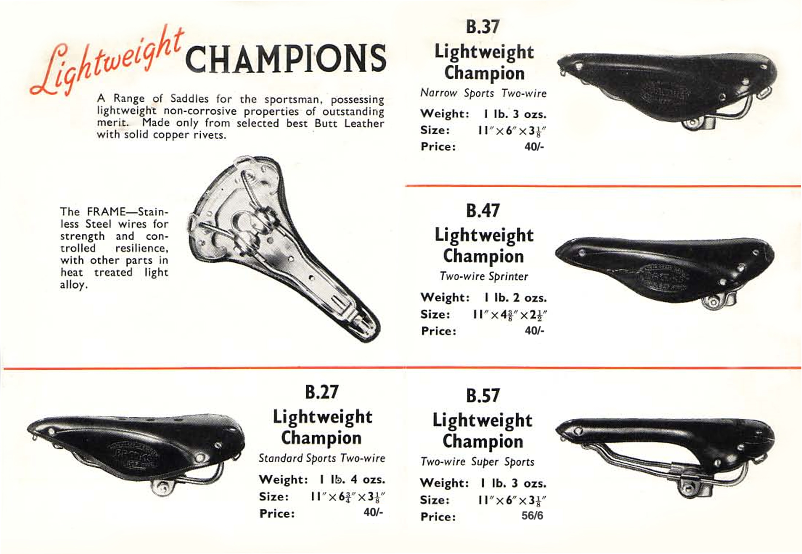 ebykr-brooks-b27-b37-b47-b57-saddles-1950-catalog