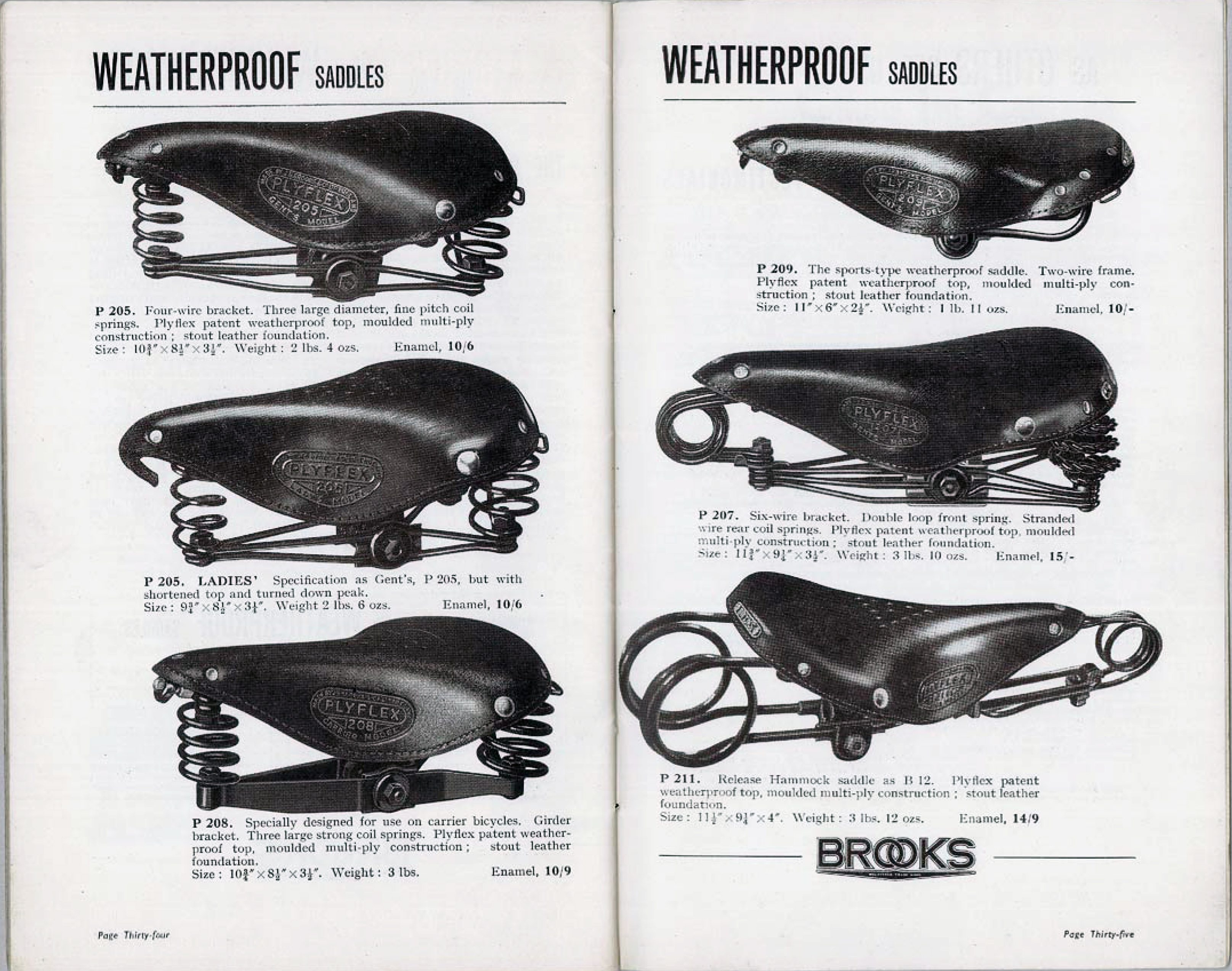 ebykr-brooks-plyflex-saddles-1937-catalog-pages-34-35