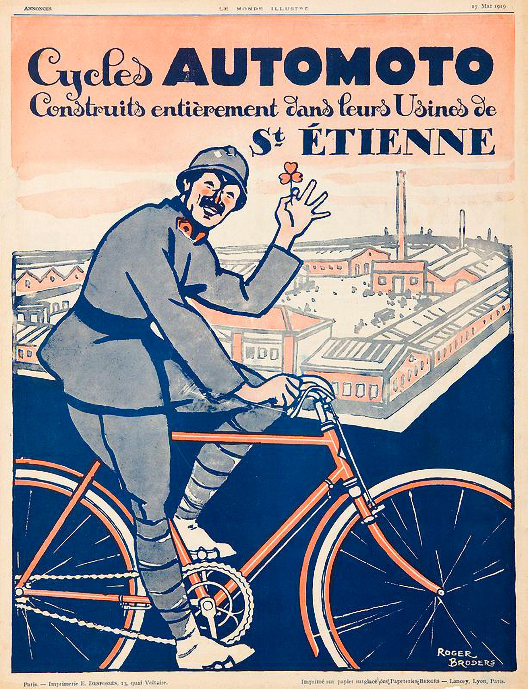 1935 Bicyclettes Vélos Tandems Catalogue ORIGINAL Tarif Cycles AUTOMOTO 1934 