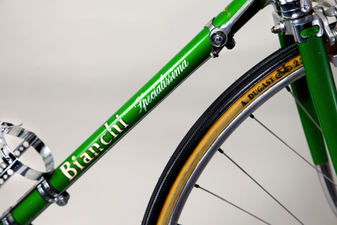 1964-Bianchi-Specialissima-Right-Down-Tube (Tech Specs: 1964 Bianchi Specialissima)