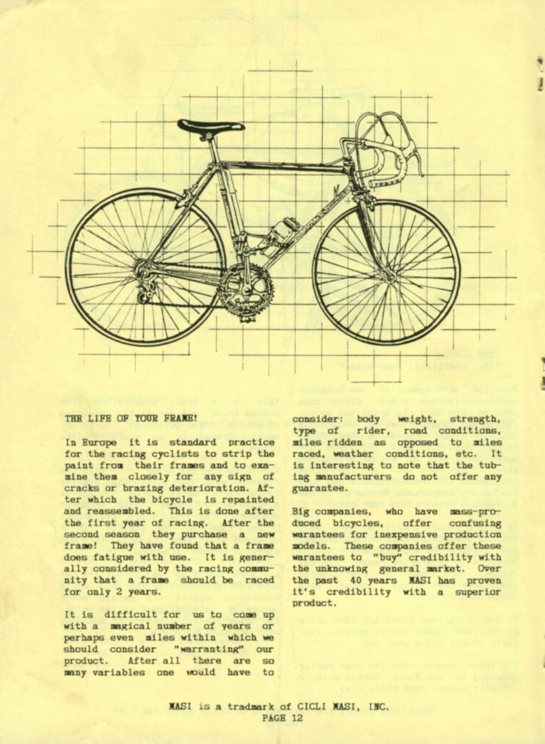 The Mystique of Masi From Vigorelli to Volumetrica Ebykr