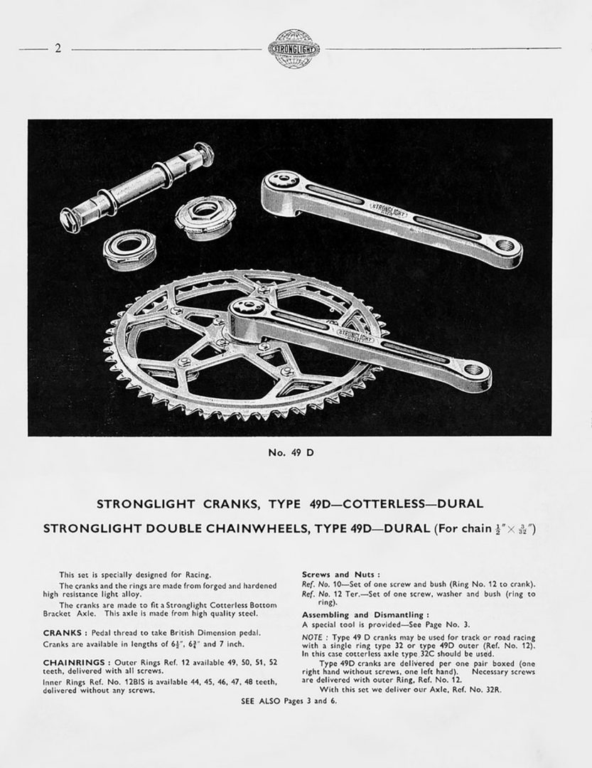 ebykr-stronglight-model-49d-double-crankset-1958-catalog-page-2 (Stronglight: Eyes on the Future)