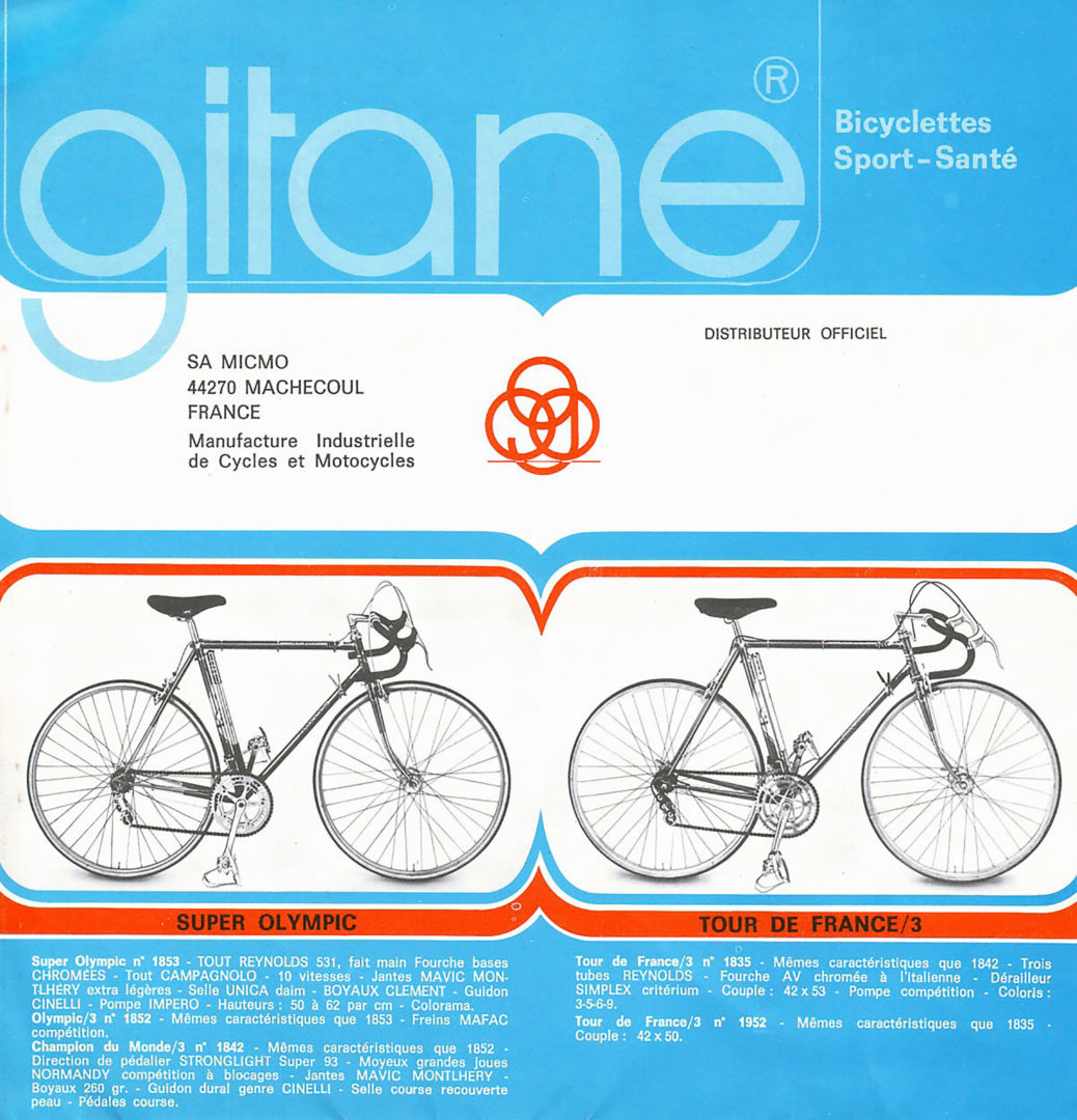 Gitane France 1973 Catalog Page 1