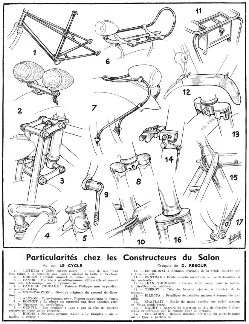 ebykr-daniel-rebour-particularites-chez-les-constructeurs-du-salon-12-2-1949 (Random Rebour: Random Bicycle Drawing by Daniel Rebour)