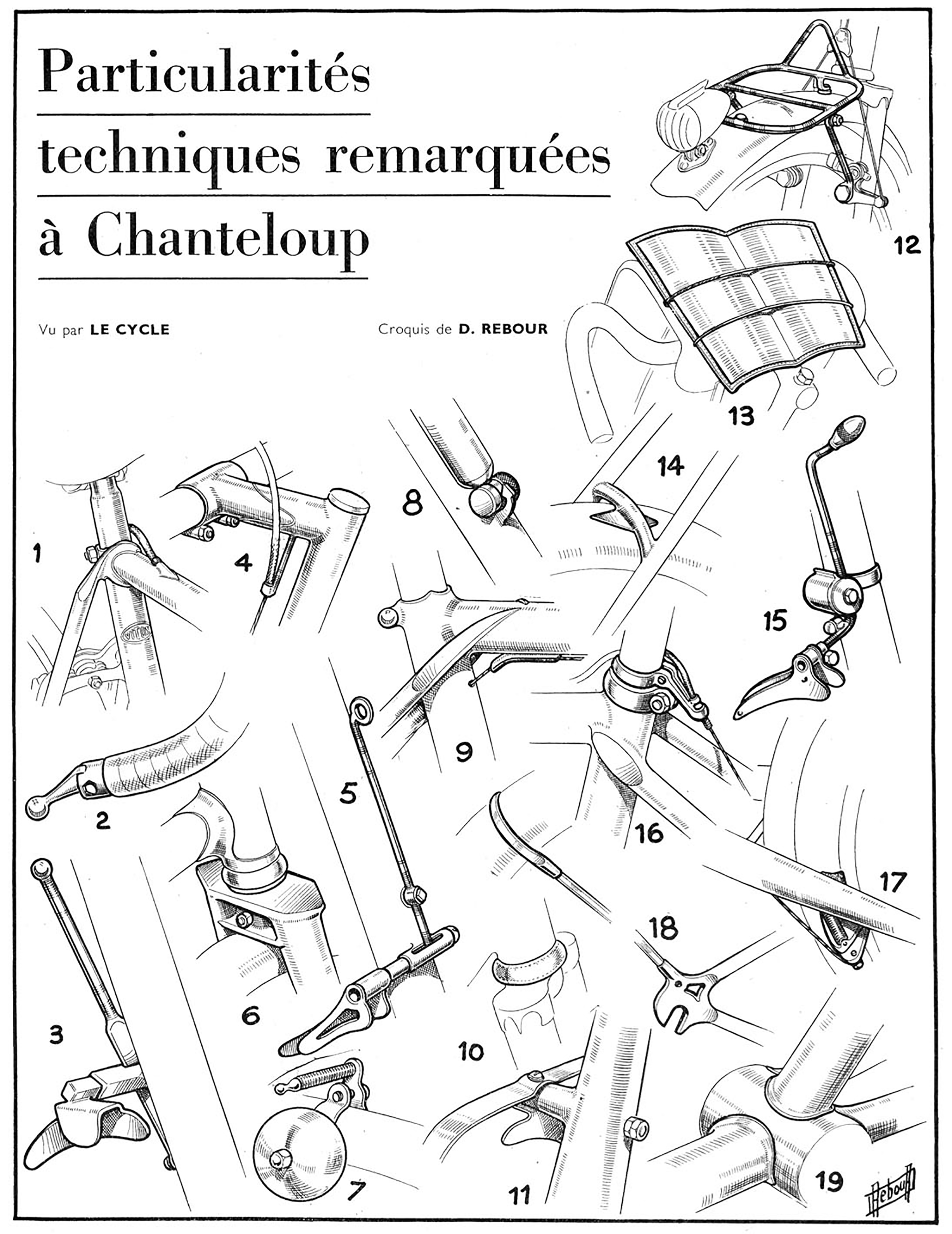Daniel Rebour Particularites techniques remarquees a Chanteloup 6-1-1949