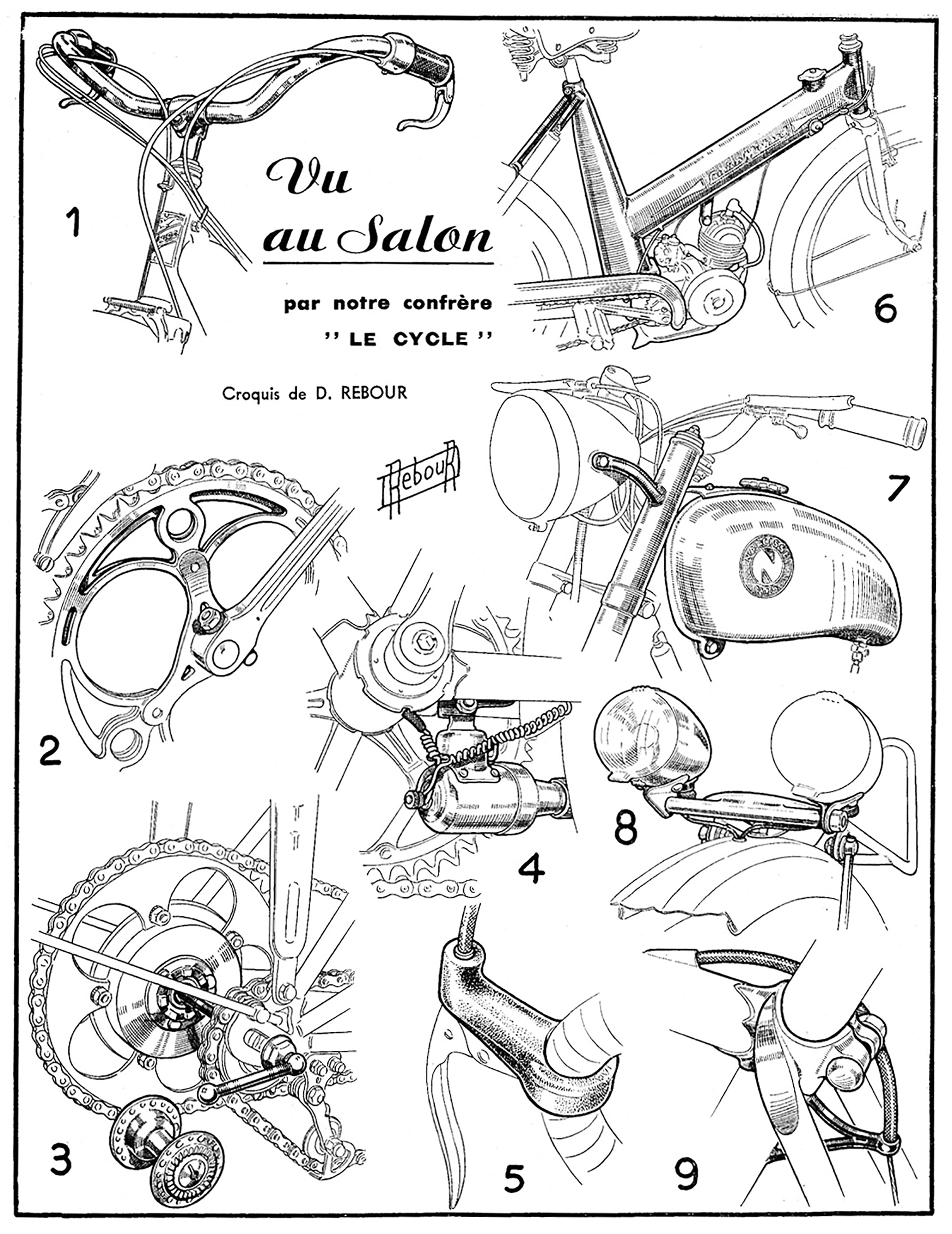 Daniel Rebour vu au Salon 11-3-1951