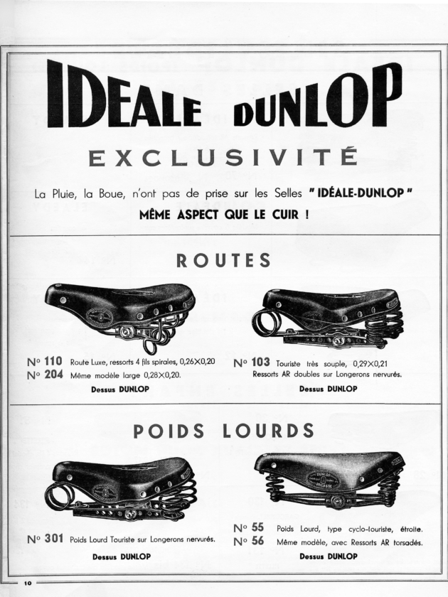ebykr-ideale-dunlop-saddles-c1936-catalog-page-10 (Idéale Saddles: Behind the Leather Curtain)