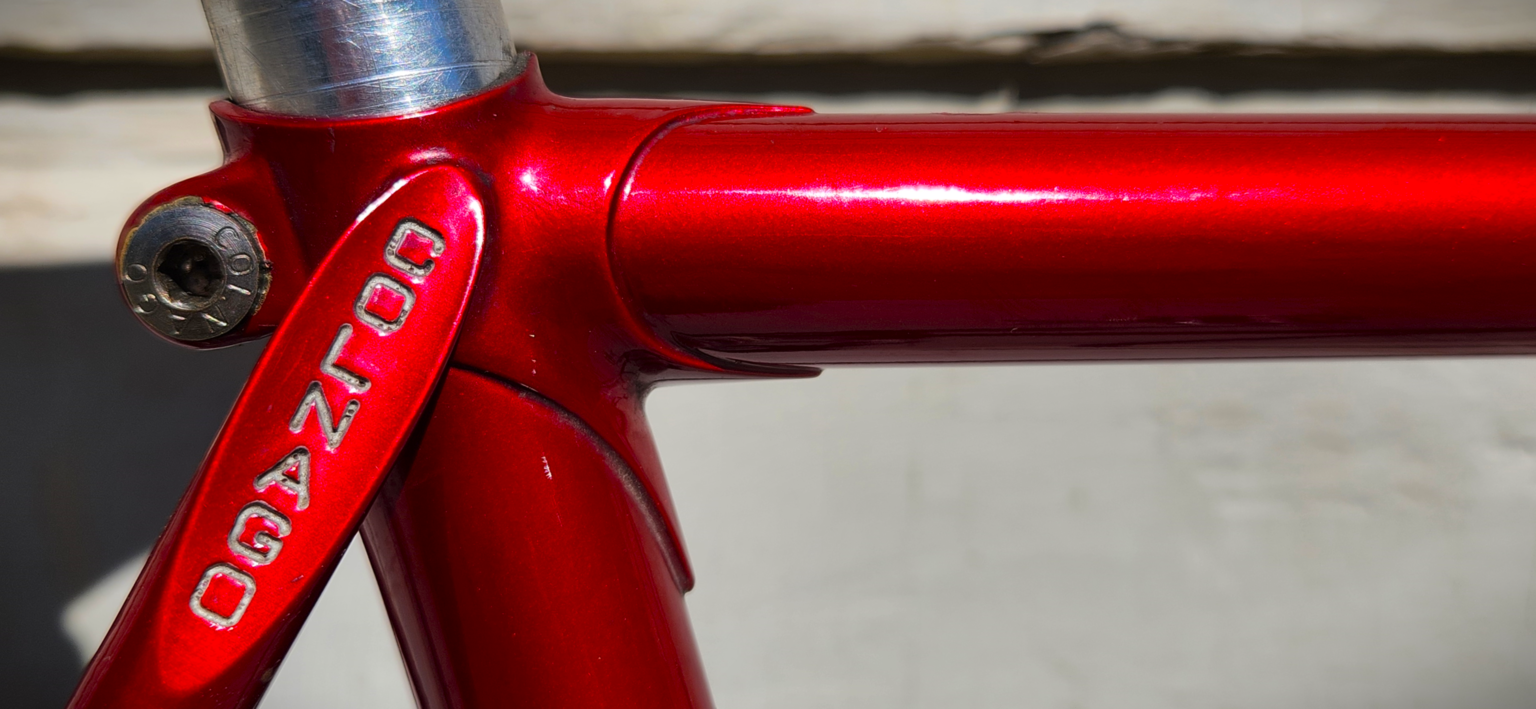 SET CADRE VINTAGE COLNAGO SUPER ANNÉES 80 SARONNI ROUGE VÉLO DE ROUTE 57 COLUMBUS SL ACIER L | eBay